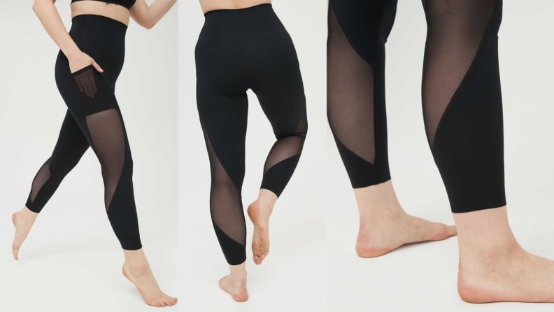 Offline by Aerie 7/8 legging hi rise snake skin print texture women's size  XL
