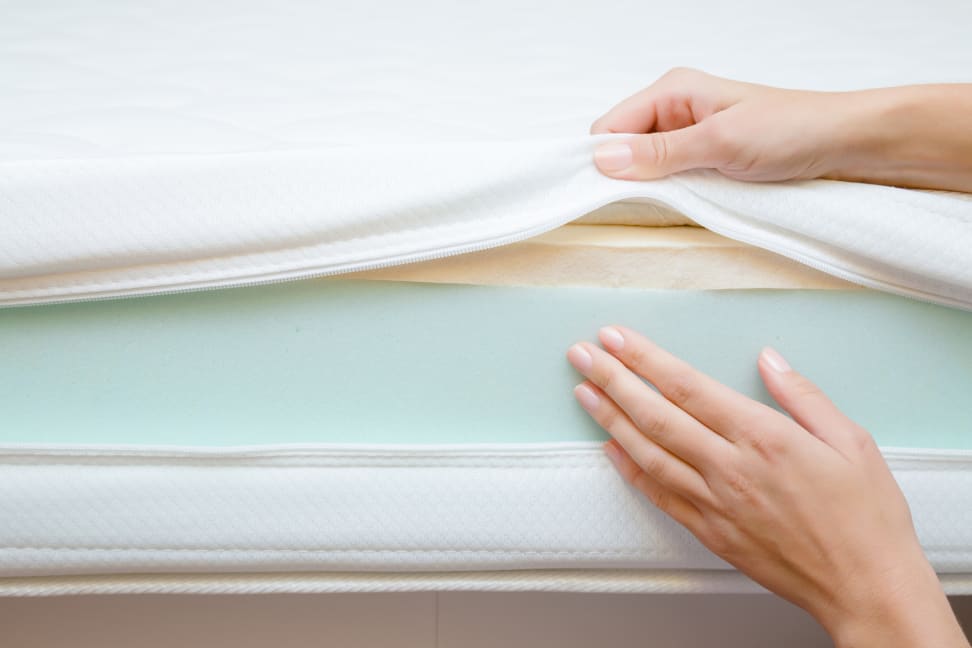 Foam mattress layers