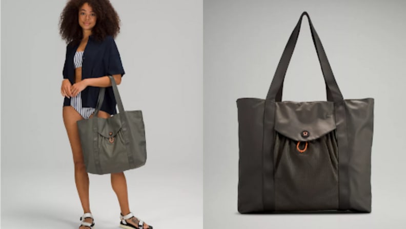 Lands' End Natural Open Top Beach Bag, Editor Review