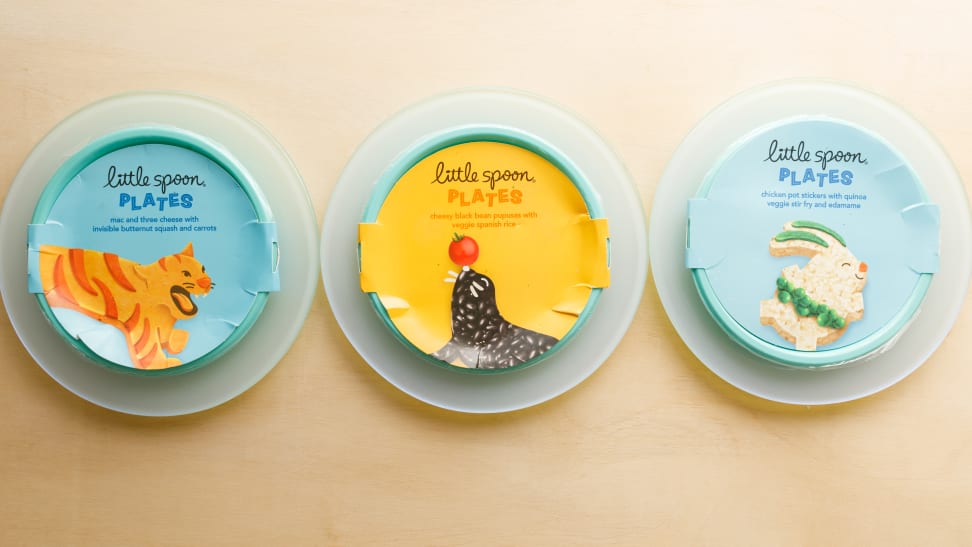 Three Little Spoon Plates on a table