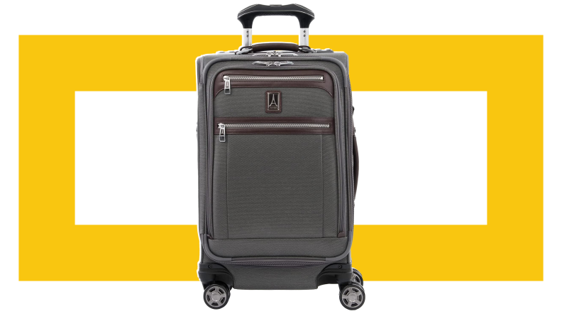 A Platinum TravelPro rolling bag