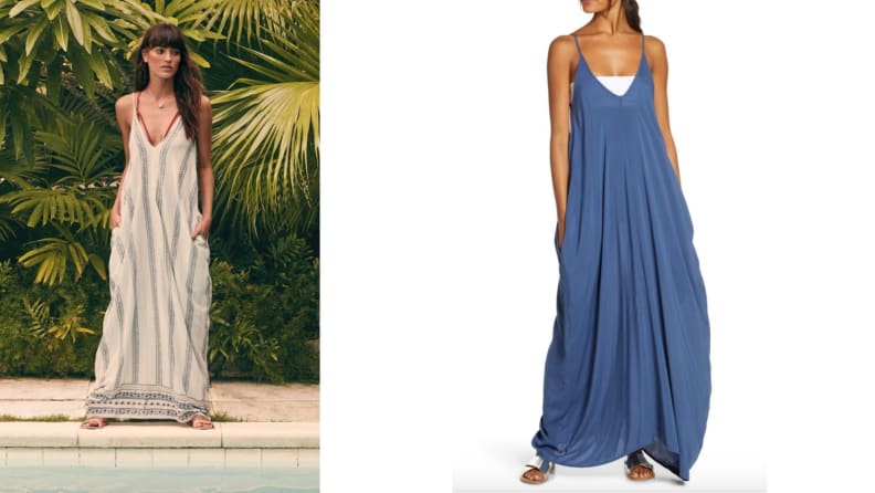 nordstrom billow maxi dress