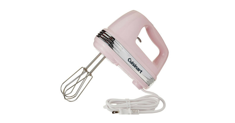 Pink hand mixer