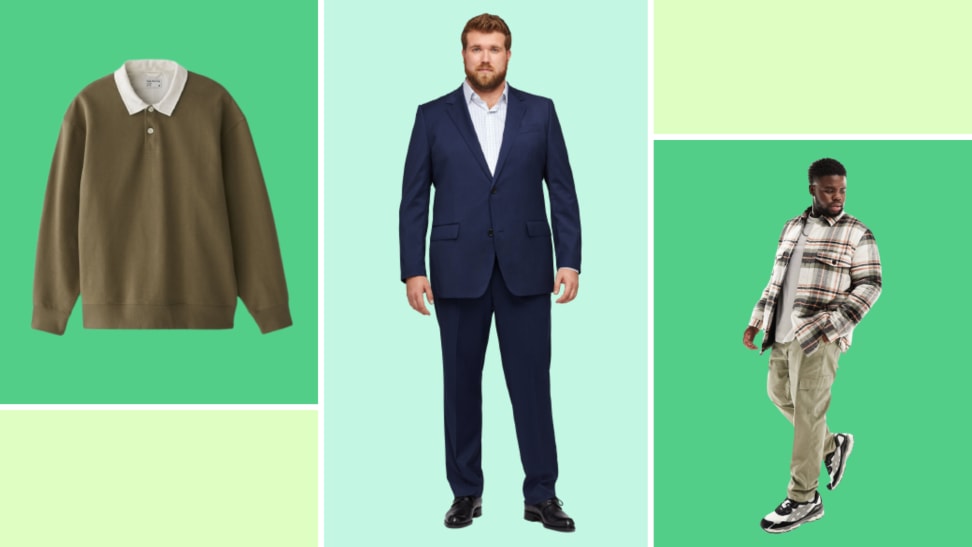Places to find men's big and tall clothing: Frank and Oak, and