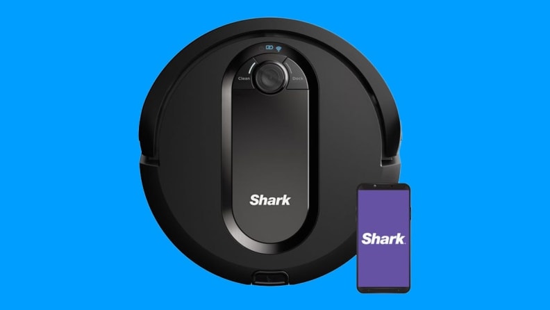 A shark robotic vacuum.
