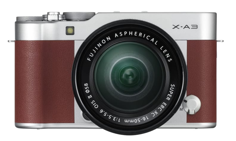 Fujifilm X-A3 Brown Front