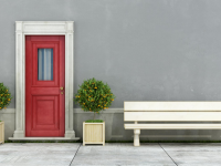 some front door paint colors can enhance architectural elements