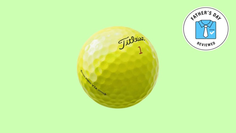 yellow golf ball