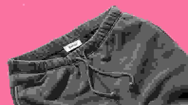 Close-up of the waistband on the Elwood Core Sweatpant.