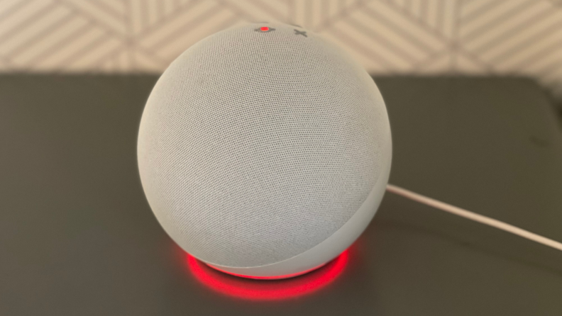Amazon Echo speaker muted