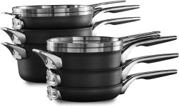 DC DICLASSE 7PCS Nonstick Cookware Set Kitchen Pots Pans with Glass Lid  Soup Pot Milk Pan Frying Pan