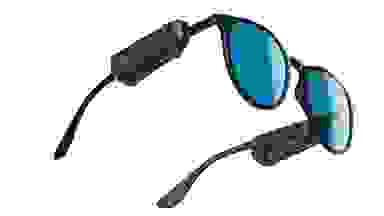 The new JLab Frame glasses against a white background