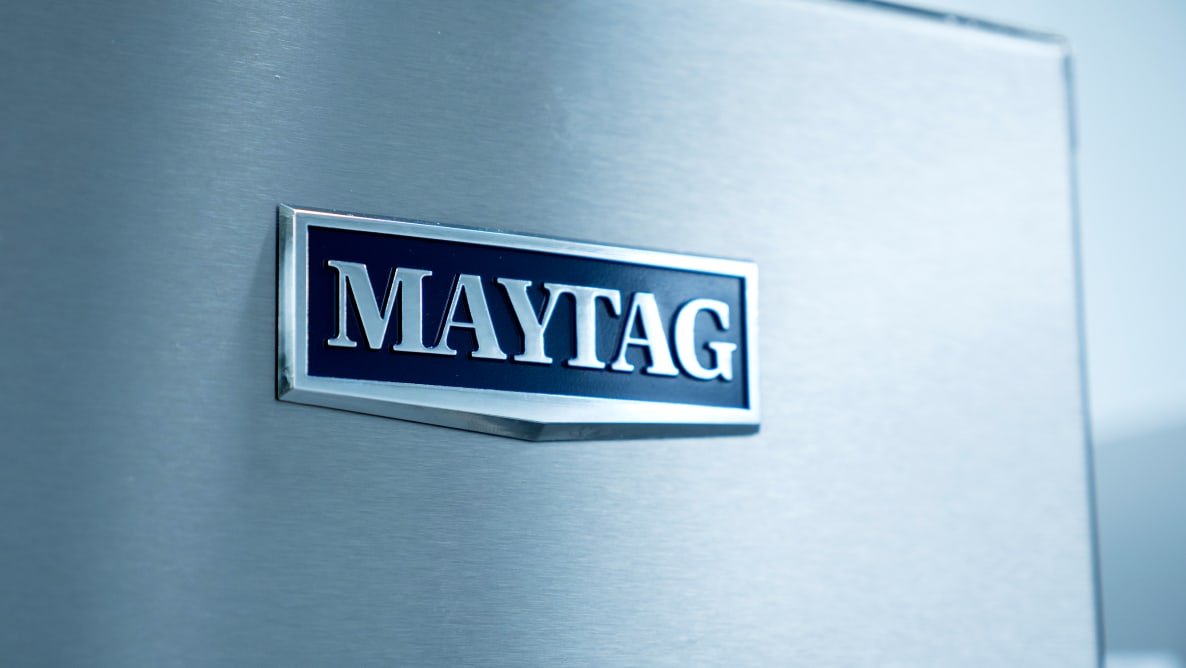 The Maytag MSC21C6MFZ counter-depth side-by-side refrigerator