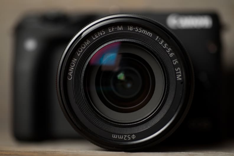 A photograph of the Canon EOS M3.