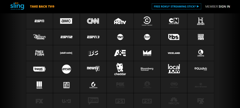 Sling TV Channels