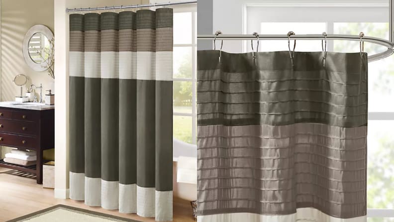 lv brown shower curtains