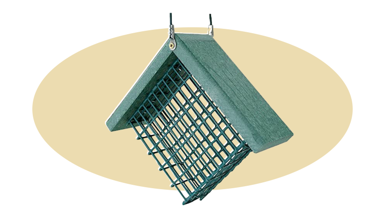 Product shot of the Audubon Going Green Suet Feeder.