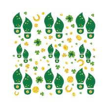 Product image of St. Patrick's Day Leprechaun Footprints Floor Decals