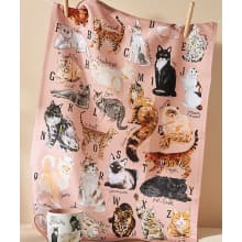 Product image of Cat Breeds A-Z Dish Towel