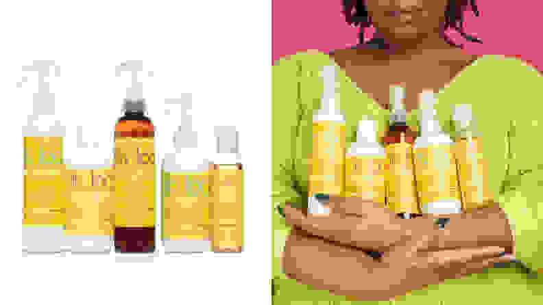 The line of products from Dr. Locs.