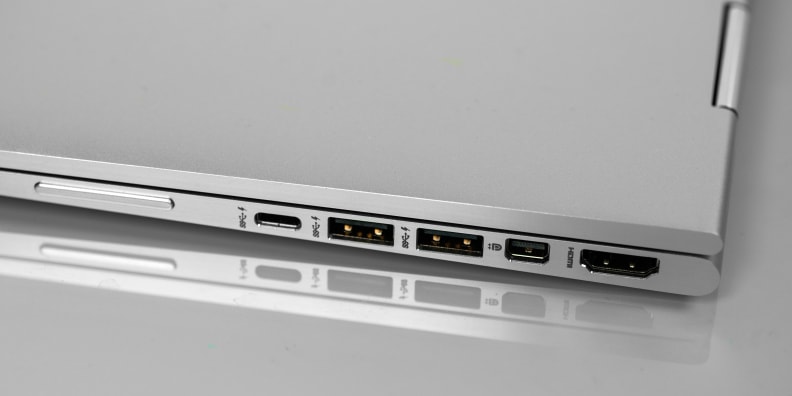 HP Spectre X360 15-inch right ports