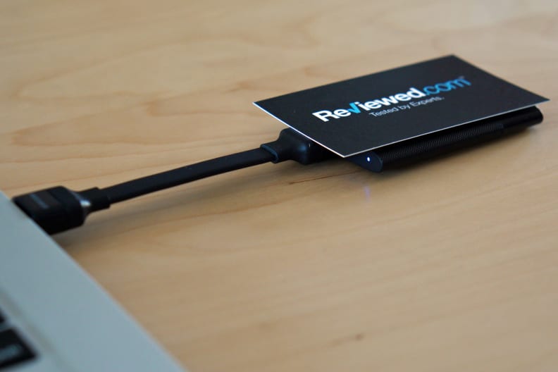 Don't let its size fool you, the Portable SSD T1 from Samsung is a workhorse.