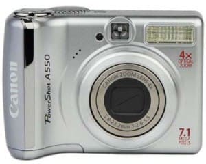 canon powershot a550
