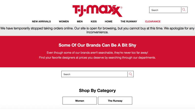 tj maxx online