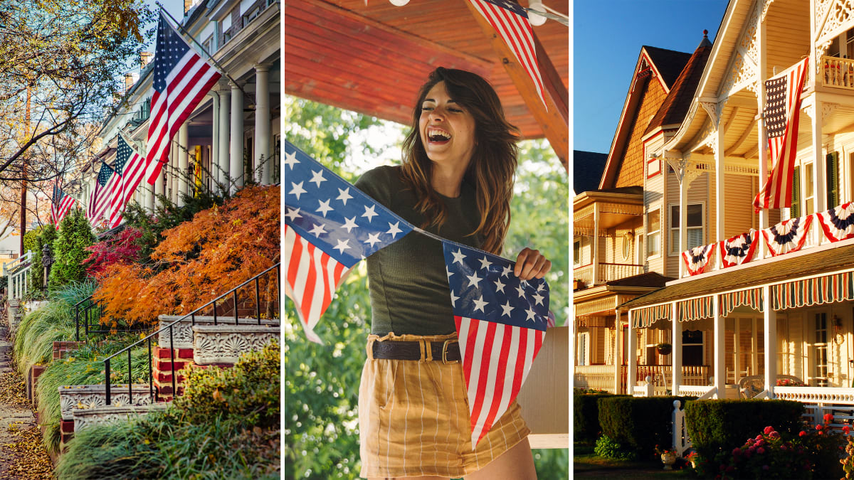 5 tasteful ways to display the American flag at home