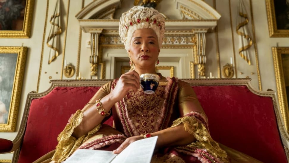 Actress Golda Rosheuvel performs as Queen Charlotte in the Netflix original series "Bridgerton."