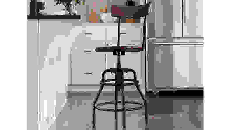 An Industrial Mansard barstools