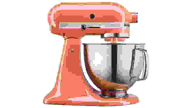 Our favorite stand mixer is available in Bird of Paradise, a warm coral color
