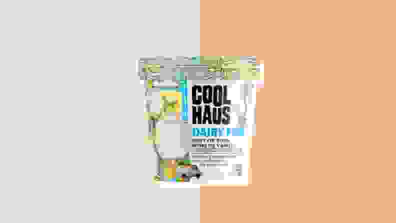 Pint of dairy free ice cream from Cool Haus.