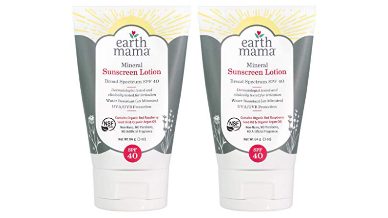 two tubes of sunscreen