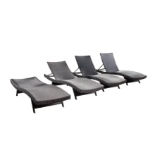 Product image of Billur Outdoor Resin Chaise Lounge Set of Four