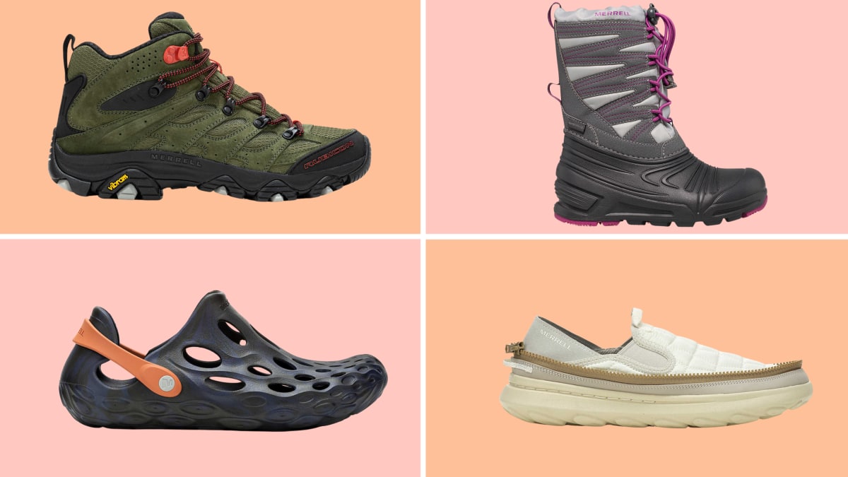Merrell is offering all-time low prices on hiking boots, sandals, and more shoes