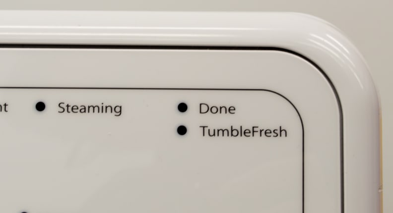 The Tumble option allows you to not worry about musty smelling laundry.