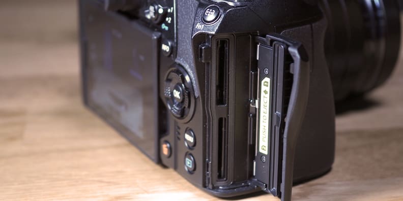 With dual card slots, the E-M1 II is prepped for a full day's worth of shooting.