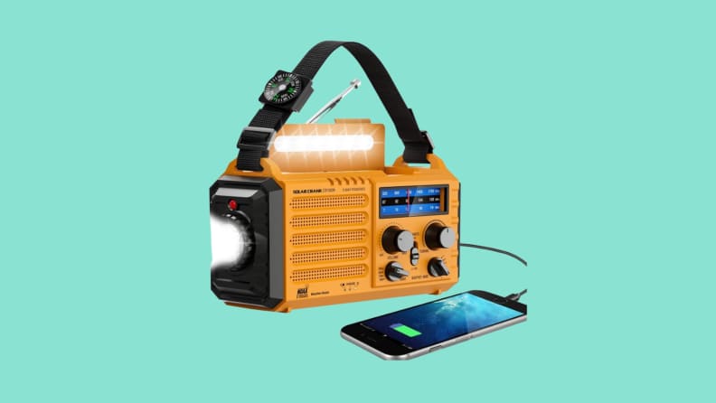 An Eoxsmile emergency radio.