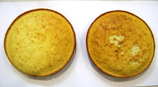 Upper oven cake top standard