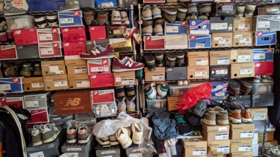 Massive collection of New Balance sneakers by sneakerhead Richie Roxas, who has been collecting sneakers since 1994.