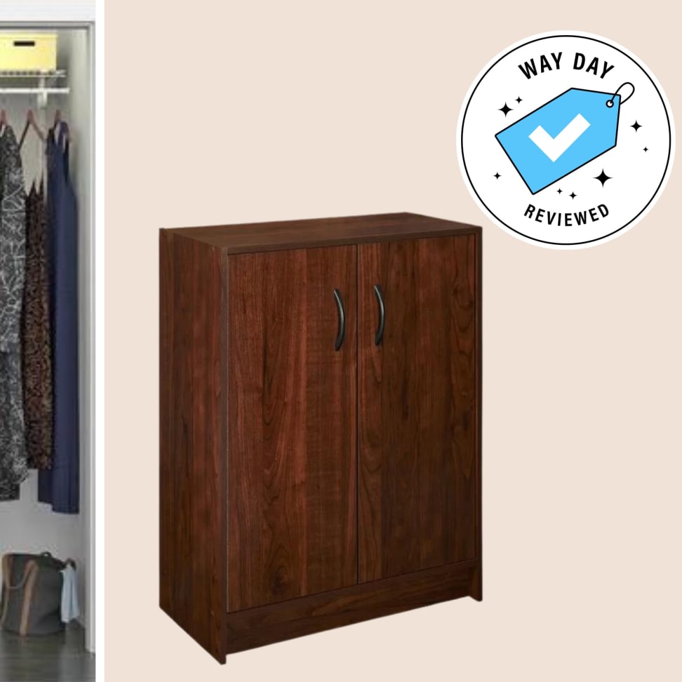 Closetmaid bookcases 2 door accent outlet cabinet