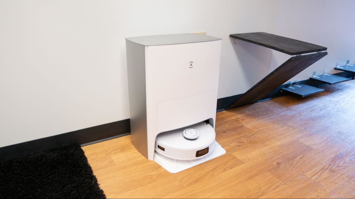 The Ecovacs Deebot T10 Omni in its Omni Station.
