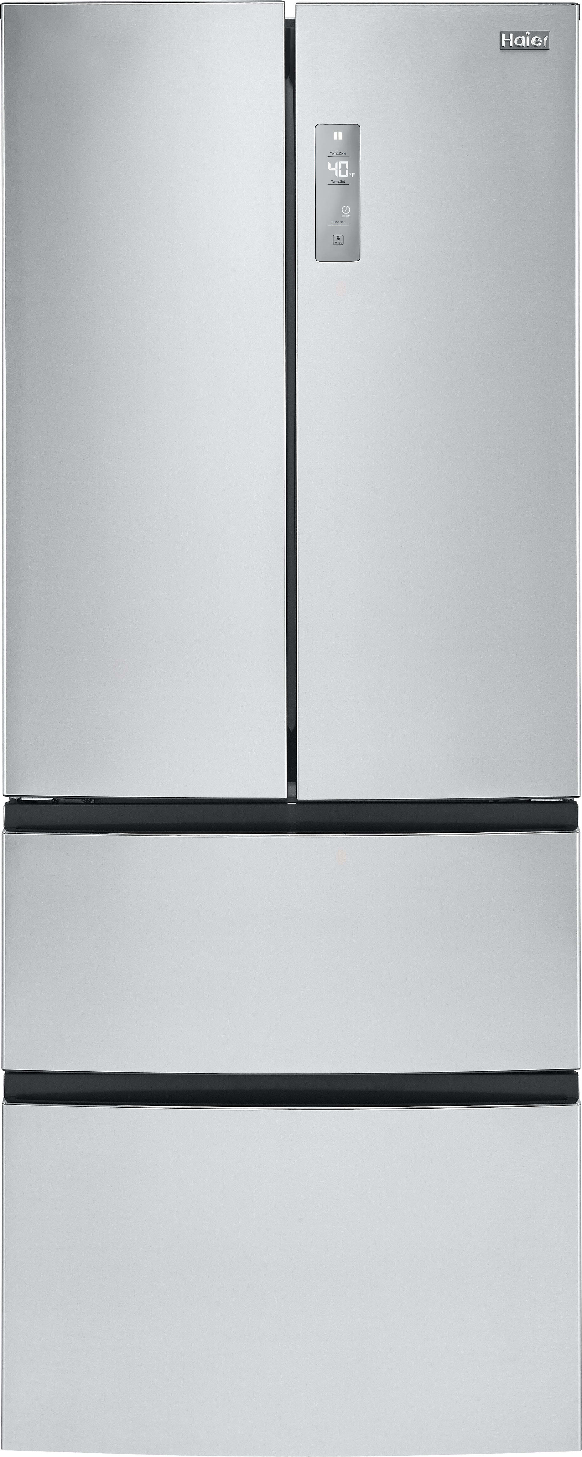Haier HRF15N3AGS 28inch Compact French Door Counter Depth Refrigerator
