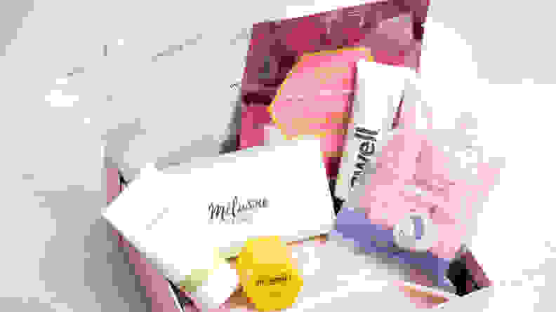 A box from Glossybox's subscription.