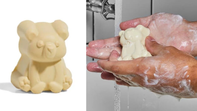 A polar bear-shaped bar of soap