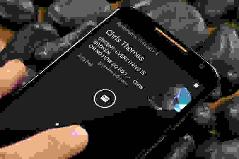 Active notifications on the Motorola Moto X (2014 edition)