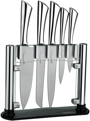 Product Image - Utopia Kitchen Premium Class Stainless Steel Kitchen 6 Piece Knives Set