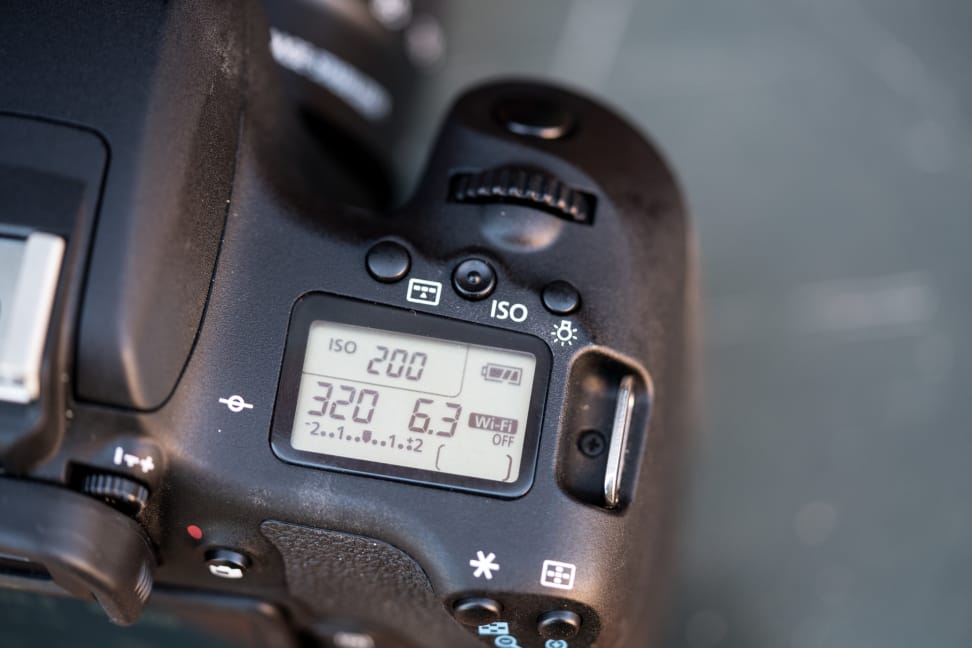 Canon Rebel T6s Secondary LCD