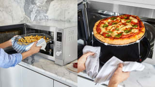 Panasonic's Home Chef countertop multi-oven can air fry, microwave, broil, and convection bake.